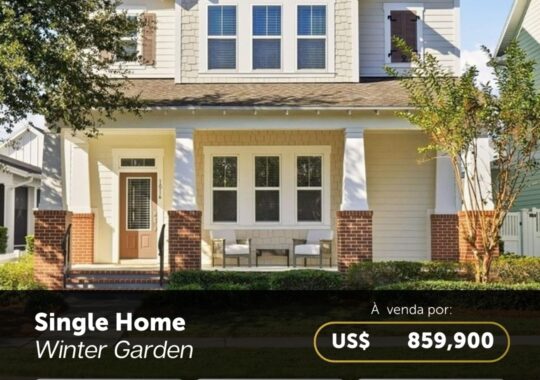 Imagem do imovel Venha morar na encantadora Winter Garden, na Flórida, e dê para sua família muita tranquilidade e qualidade de vida.